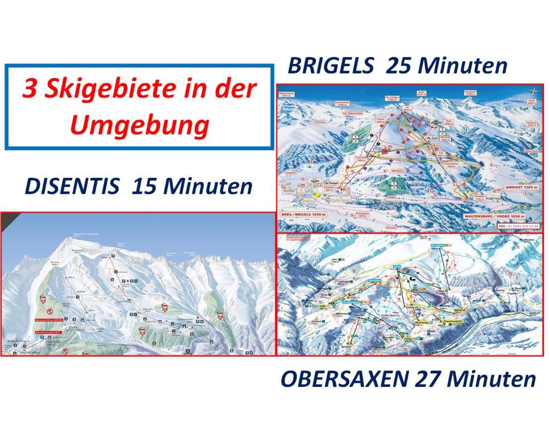 Casa Steilalva - Grosszuegiges Chalet Fuer Erholsamen Familienurlaub Surrein 외부 사진