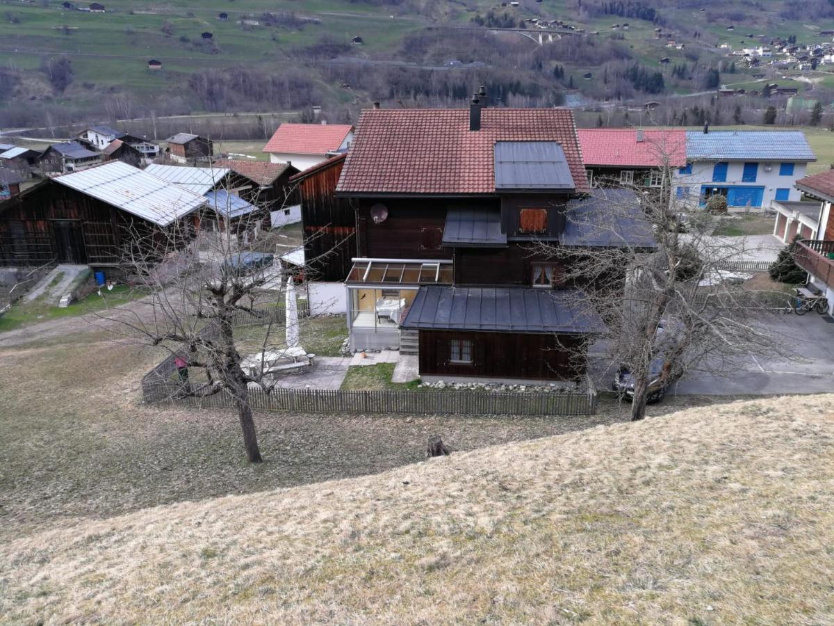 Casa Steilalva - Grosszuegiges Chalet Fuer Erholsamen Familienurlaub Surrein 외부 사진